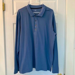 Men’s blue polo